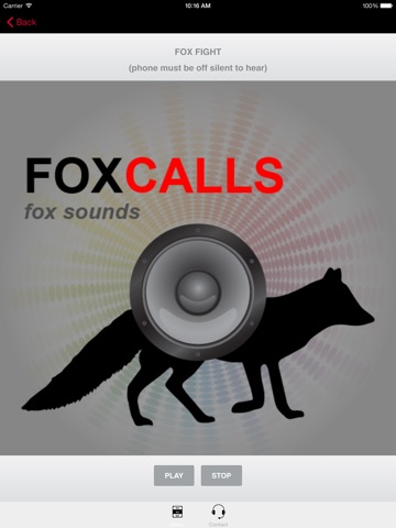 REAL Fox Sounds and Fox Calls for Fox Hunting - BLUETOOTH COMPATIBLE screenshot 4