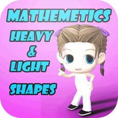 Activities of Preschool Mathematics  : Learn Heavy - Light and Shapes early education games for preschool curricul...
