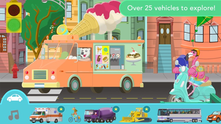 Big City Vehicles - Cars and Trucks for Kids screenshot-0