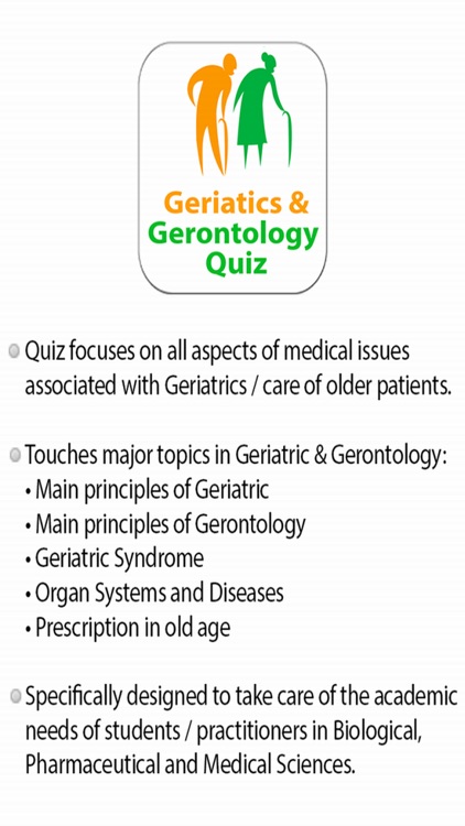 Geriatrics & Gerontology Review Quiz