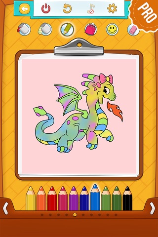 Dragon Coloring Pages PRO - Animal Coloring Games for Kids screenshot 2
