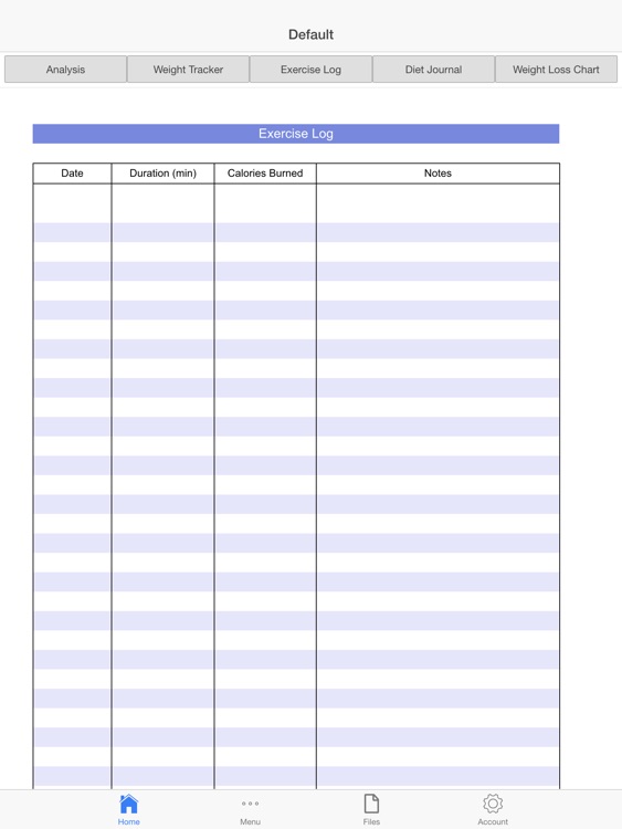 Personal Weight Tracker