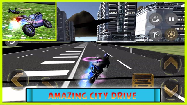 Flying Motorcycle Simulator – Futuristic bike Air flight stu(圖5)-速報App