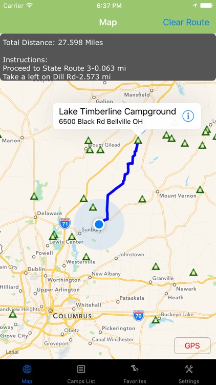 Ohio – Camping & RV spots
