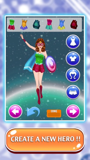 Fun Super Hero Games - Create A Character Girls 2(圖3)-速報App