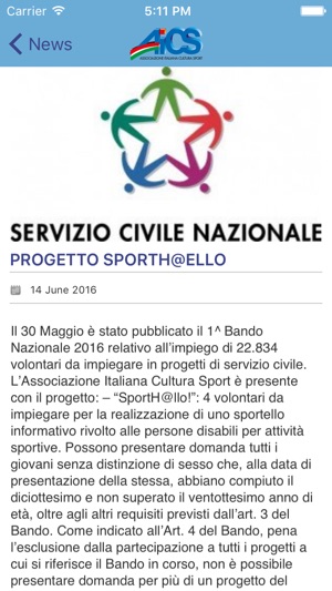 AICS Associazione Italiana Cultura Sport – Direzione Naziona(圖3)-速報App