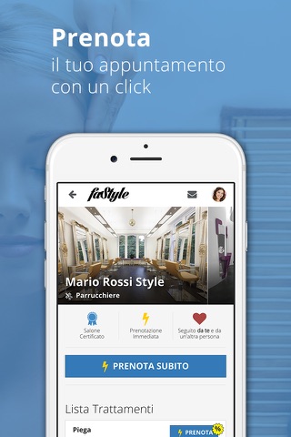 faStyle prenota servizi beauty screenshot 2