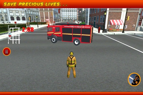 Fire Fighter Hero City Rescue screenshot 3