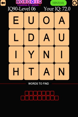 Word IQ Countries and Capitals 2 screenshot 3