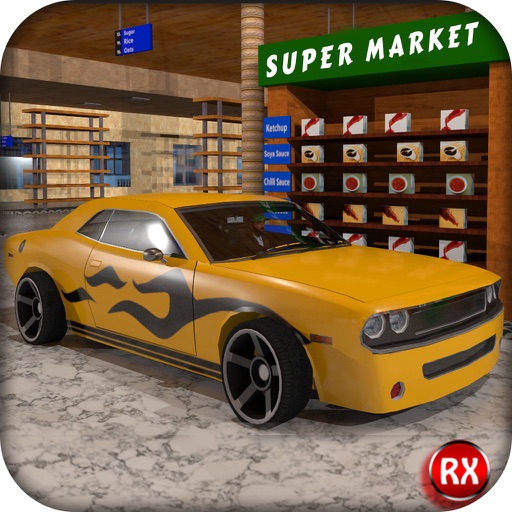 Super Market Car Drive Thru: Futuristic City Auto Shopping 3D icon