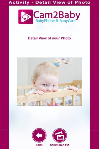 Cam2Baby - Baby Monitor screenshot 4