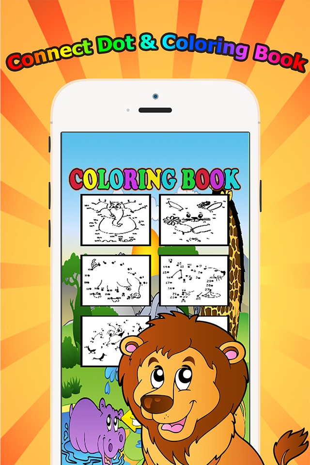 Animals Dot to Dot Coloring Book for Kids grade 1-6: coloring pages learning games screenshot 2