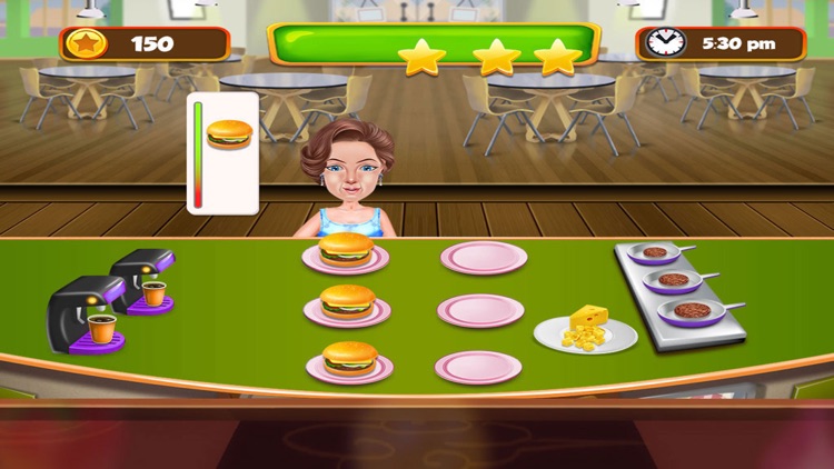 Burger Maker Shop : Rising Cooking Restaurants,Cooking Fever of kids,Mom Cooking