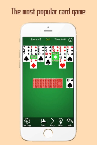 Golf Solitaire Pro App - Go Snap Cards Up Mobile screenshot 2