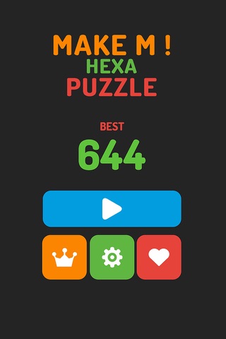 Make M! Hexa Puzzle - Merged block dominos mekorama game screenshot 3