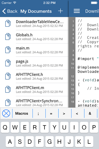 iCode: Professional Code Editor screenshot 3