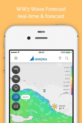 Windria - US West (NOAA high-res Wind/waves/currents forecast) screenshot 3