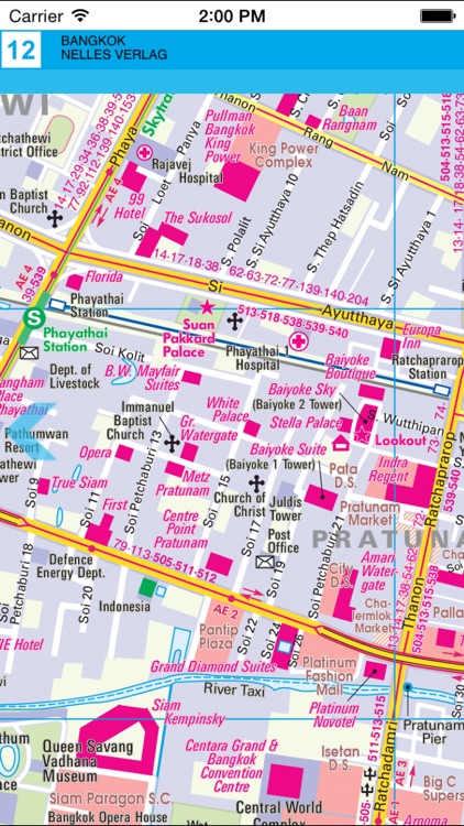 Bangkok and Greater Bangkok. Tourist map. screenshot-4