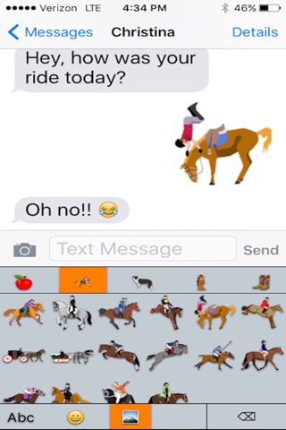 HorseMoji: Equestrian Emoji screenshot 2