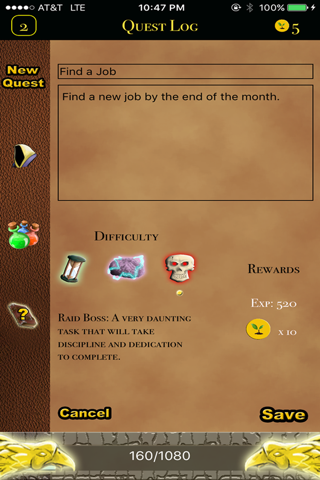 Quest Log - The RPG To-Do List screenshot 2