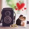 Wedding And Vintage Camera For Taking Selfies And Moments