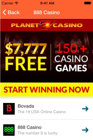 Real Money Online and no deposit Casinos Best Reviews screenshot 2