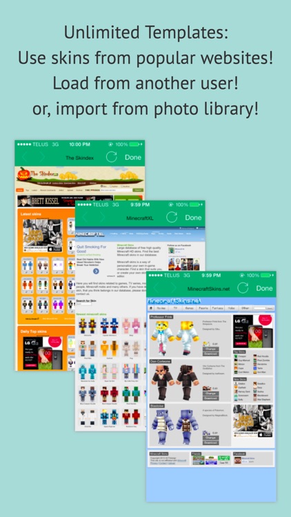 Skin Editor: Minecraft Creator Edition