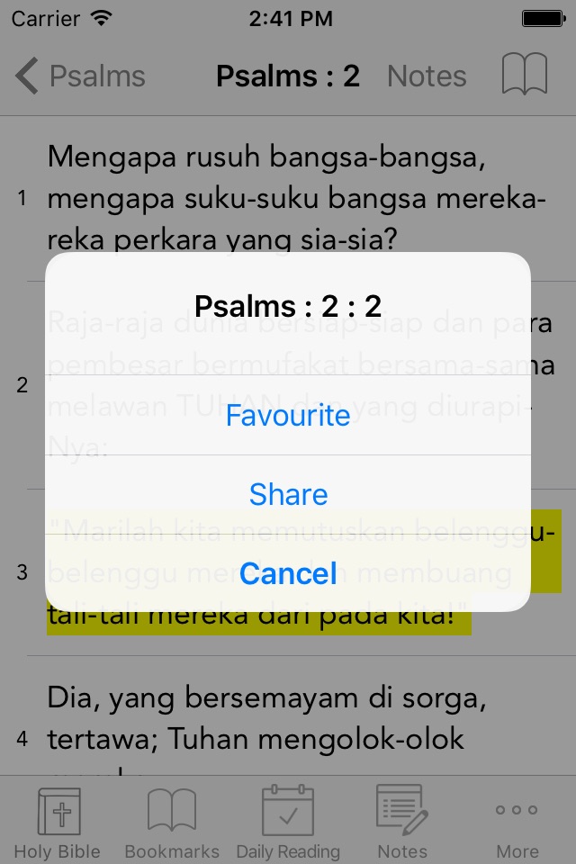 Alkitab: Easy to use Indonesian Bahasa Holy Bible App for daily offline Bible book reading screenshot 4