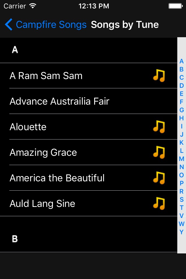 Campfire Songs screenshot 4
