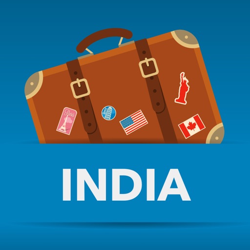 India offline map and free travel guide icon