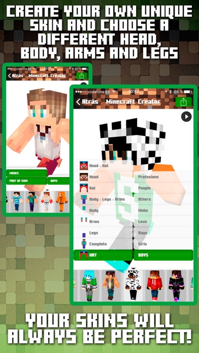 Skin Builder for Minecraft PE & PC Create Perfect Skins (unofficial) Screenshot 3