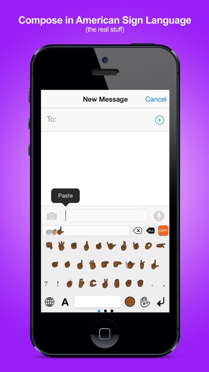 Signily Keyboard - Sign Language Emoji and GIFs! screenshot-3