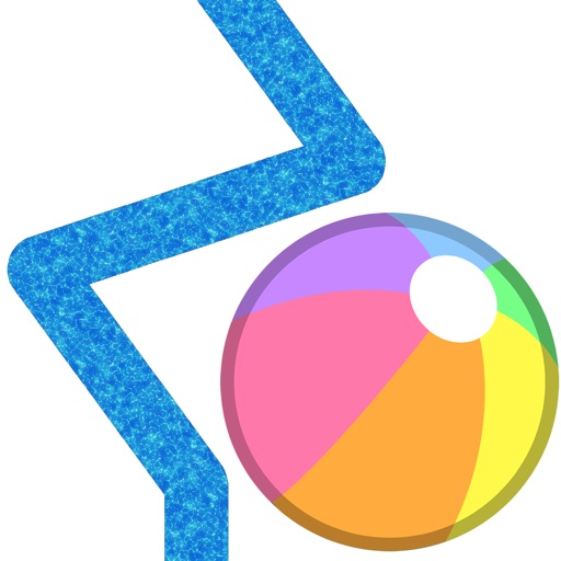 Beach Ball Line Runner Icon