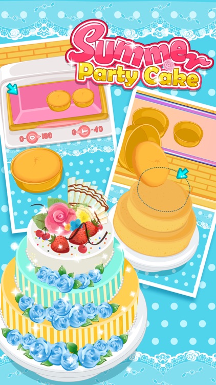 Summer Party Cake - Cooking games for free