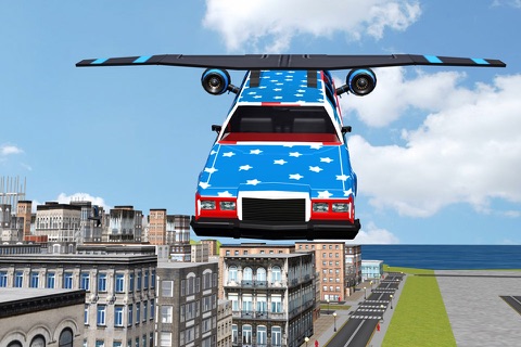 Flying Limo Car Driving Fever screenshot 2