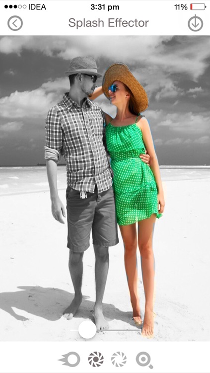 Black & White Color Changer - Free selective color and grayscale splash effects