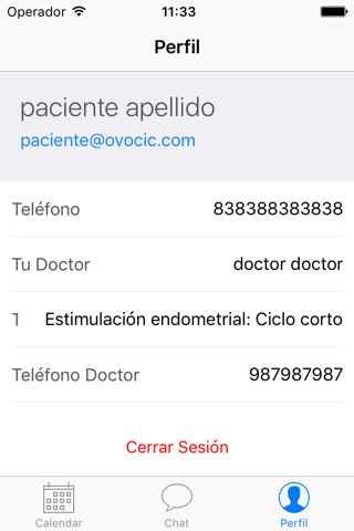 Ovocic - The app that renews fertility treatments. screenshot 4