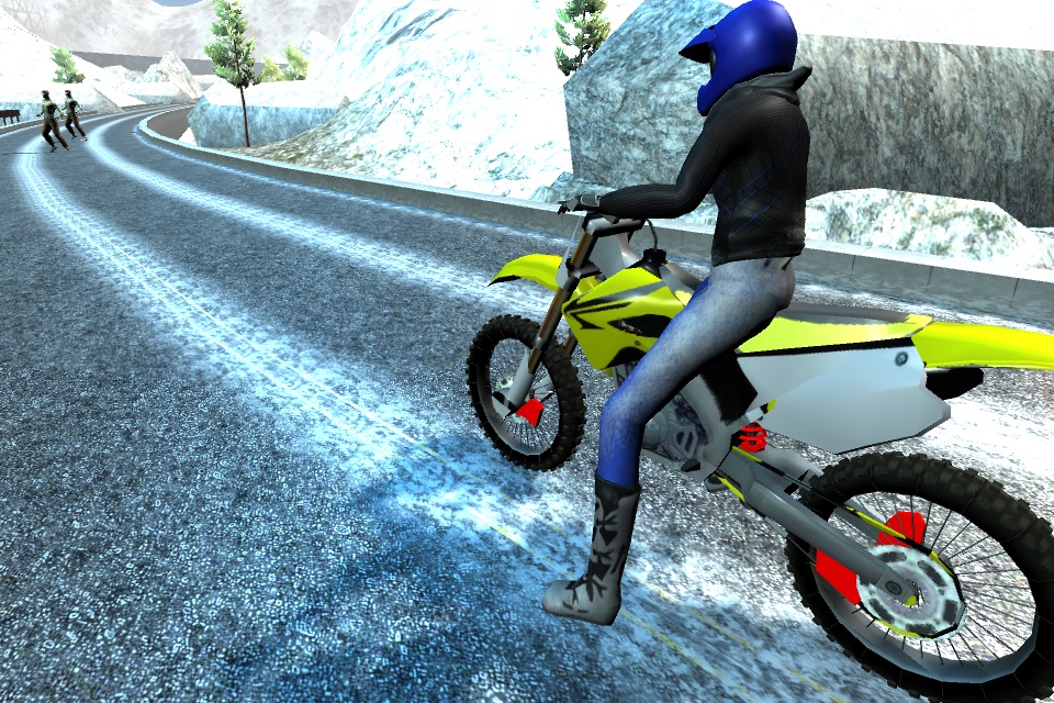 Moto X Zombies 3D - Adrenaline Motorcross Mountain Bike Challenge screenshot 3