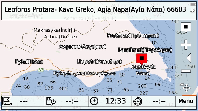 Cyprus on Road GPS Navigation
