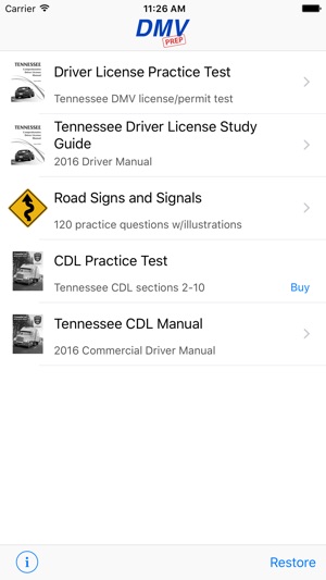 Tennessee DMV Test Prep