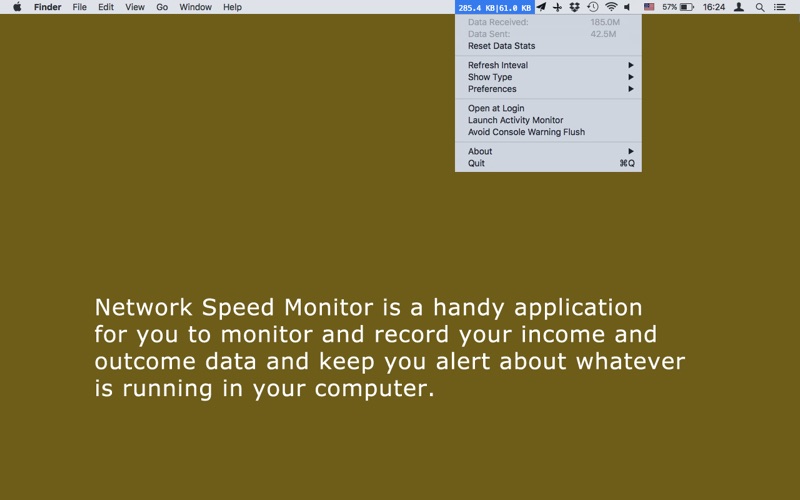 Network Speed Monitor Screenshots