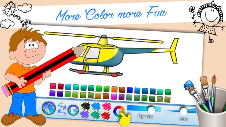 Baby Canvas Scribble Drawing Book - Easy Drawing & Coloring Ideas For Toddler Kids