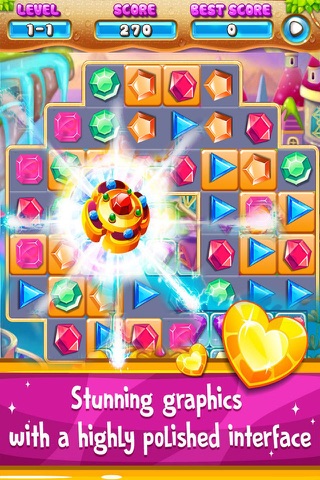 Jewels Candy - Match 3 Game screenshot 3