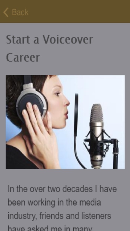 How To Become A Voice Actor