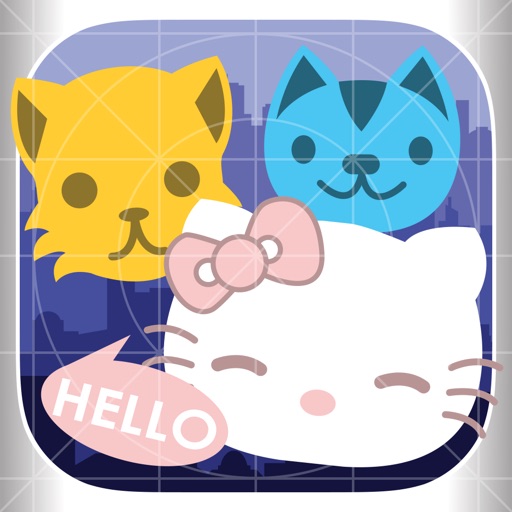 Kitty Matching - Help us catch adorable kitten in match 3 puzzle games Icon