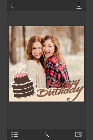 Birthday Photo Frame - Editor screenshot 2