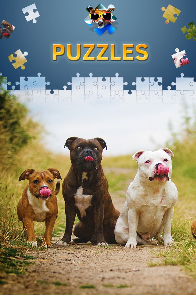 Dogs Jigsaw Puzzle Game free screenshot 3