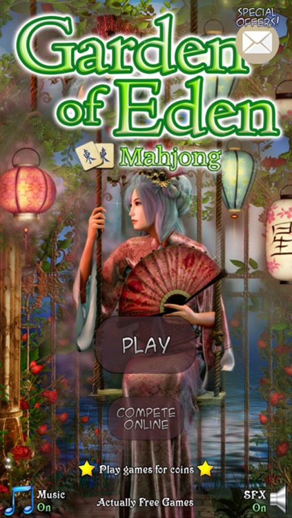 Hidden Mahjong: Garden of Eden