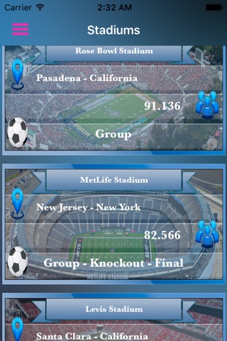 America cup football 2016 screenshot 3