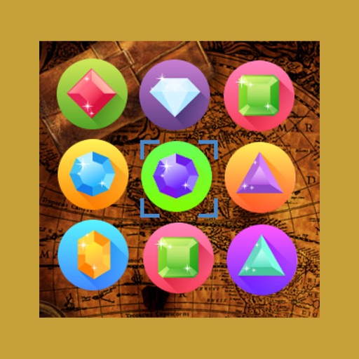 Gems Match SAGA - Game to combine gems or jewels that appear like a torrent iOS App